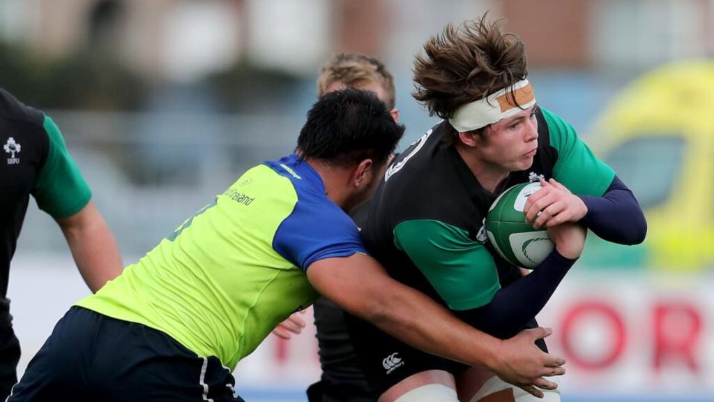 Seán Masterson (pictured right) comes into the Ireland side at blindside flanker for Friday’s game against Italy at Donnybrook. Photograph: Dan Sheridan/Inpho