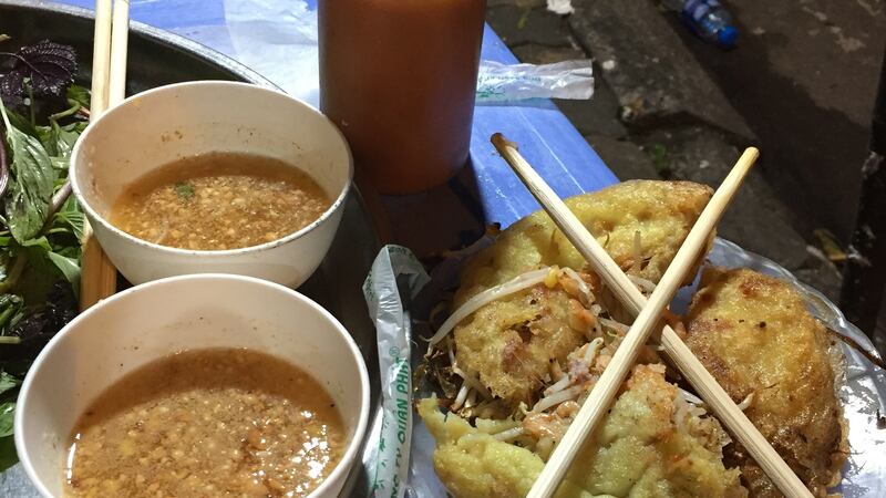Delicious Street food in Vietnam  costs a pittance