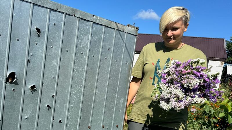 Ukraine Action in Ireland chairwoman Lisa Karamushka in her home country.