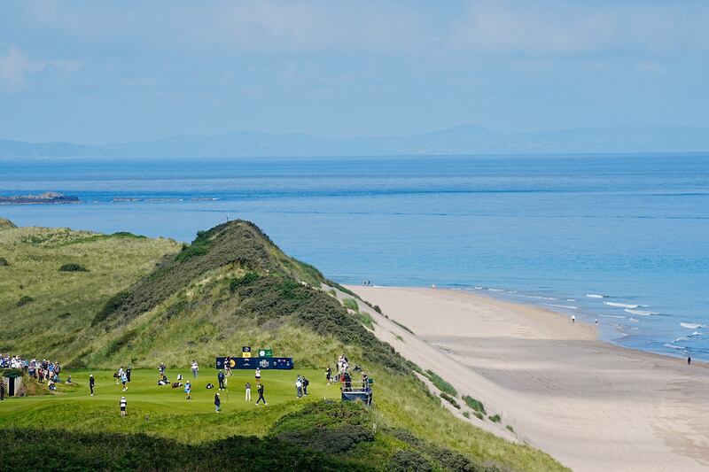 Defending champion Xander Schauffele described Portrush as 'an unbelievable venue'. Photograph: Peter Byrne/PA