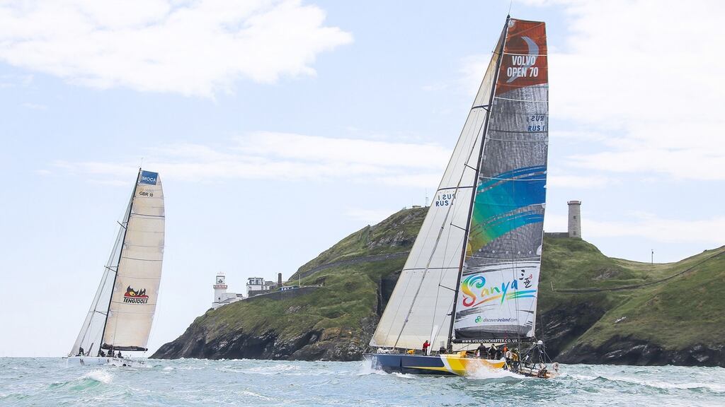 Boats depart Wicklow at the start of the 2014 Round Ireland race. The 2016 race will set sail on June 18th next year. Photograph: David O’Brien.