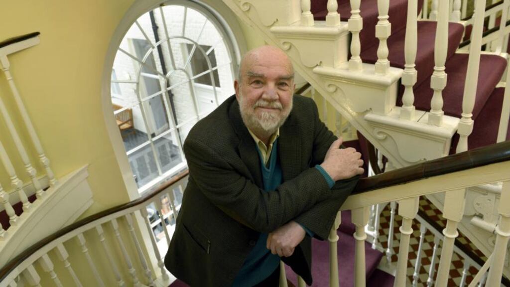 Prof Tarif Khalidi at the Chester Beatty Library, where he will speak about Ireland and the Irish in medieval and modern Arabic texts. Photograph: Brenda Fitzsimons