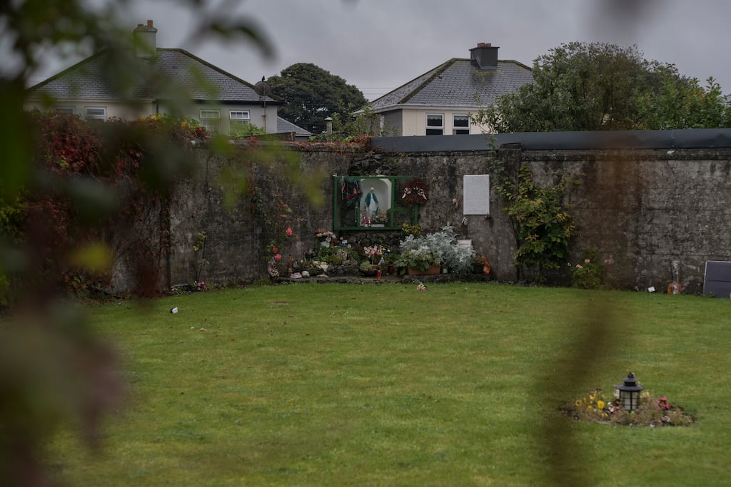 The grounds of the former mother and baby home operated by the Sisters of Bon Secours from 1925 to 1961 in Tuam. Photograph: Paulo Nunes dos Santos/The New York Times