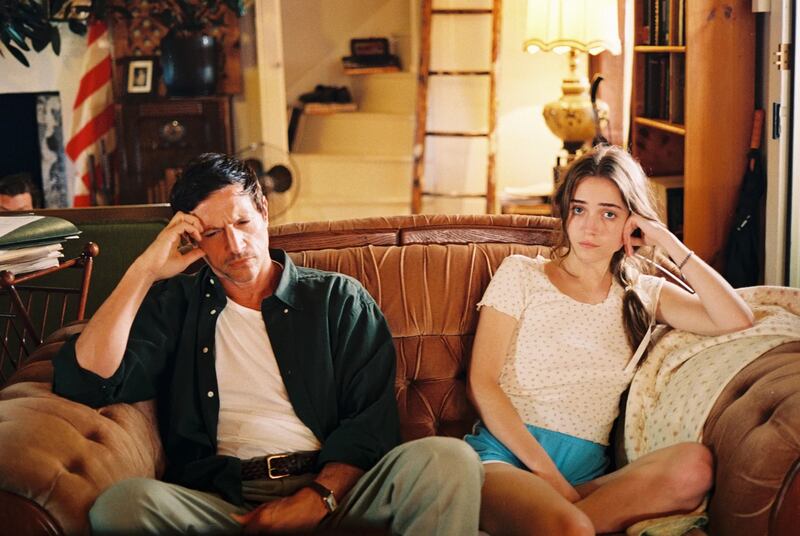 Simon Rex and Talia Ryder in The Sweet East. Photograph: Utopia