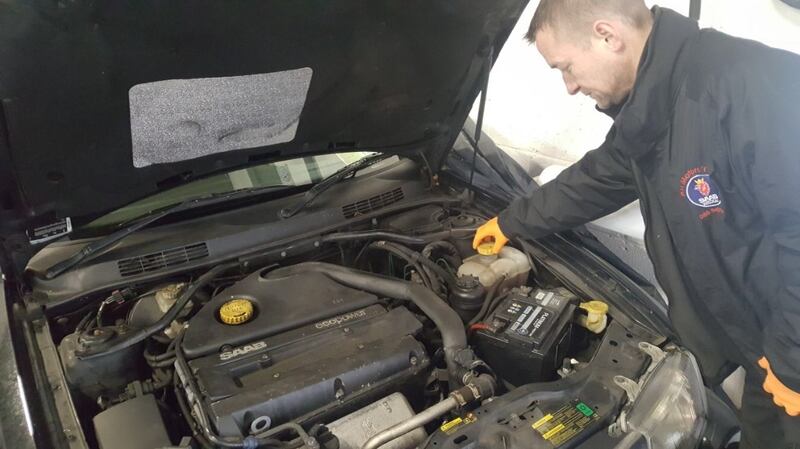 Bray-based mechanic Ian Haskins set up Saab Wisdom, a Saab maintenance and repair specialist.