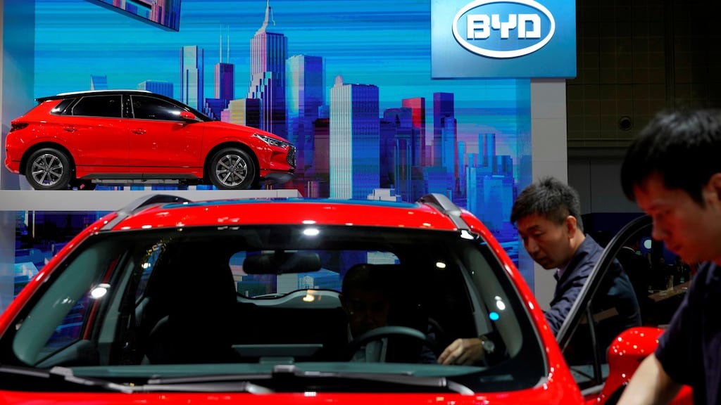 BYD is a Shenzhen-based car and battery maker. Photograph: Aly Song/Reuters