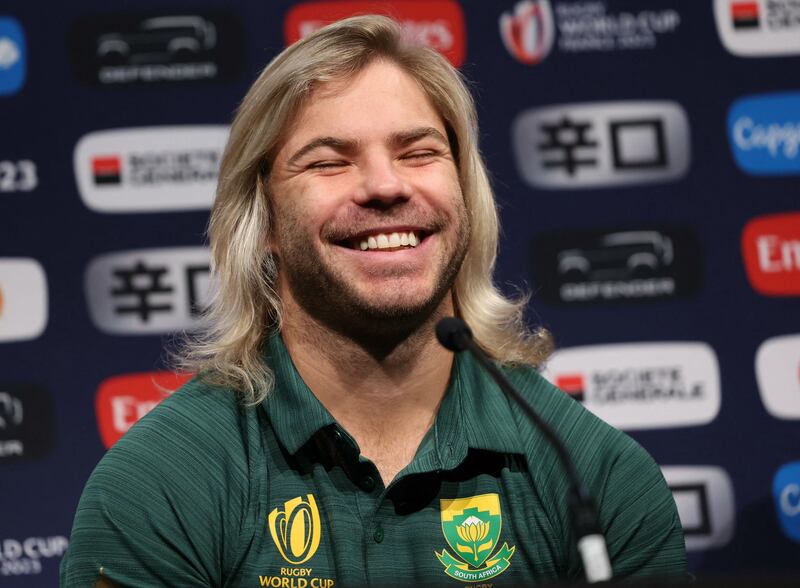 South Africa's scrumhalf Faf de Klerk. Photograph: Emmanuel Dunand/AFP via Getty