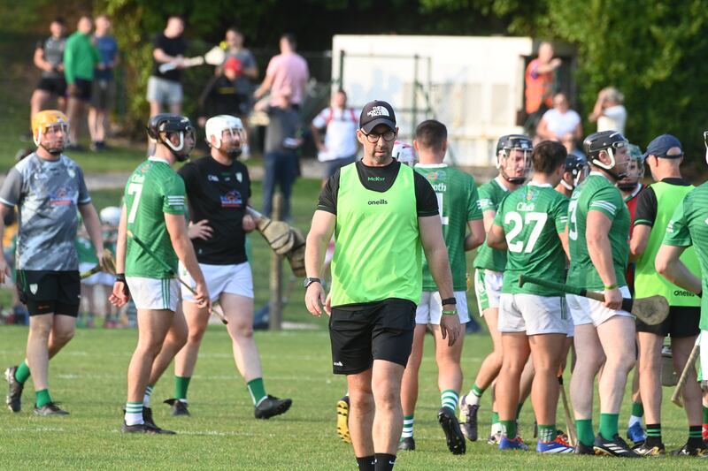 Killeagh manager Bryan McCarthy before the SAHC match between Killeagh and Fermoy earlier this month. Photograph: Larry Cummins/Irish Examiner