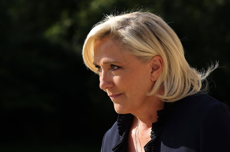 Rassemblement National (RN) leader Marine Le Pen. Photograph: Teresa Suarez/EPA