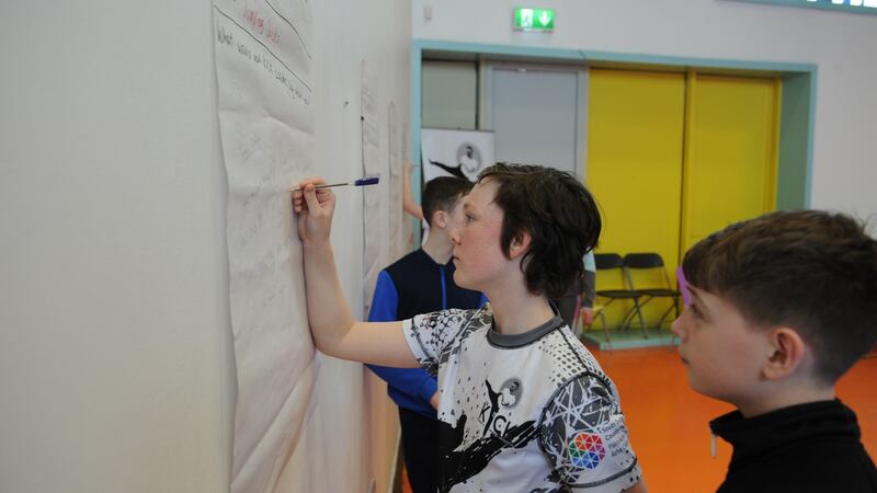 Jason Carroll from Tallaght who partakes in the  Kick programme in Tallaght. Photograph: Aidan Crawley
