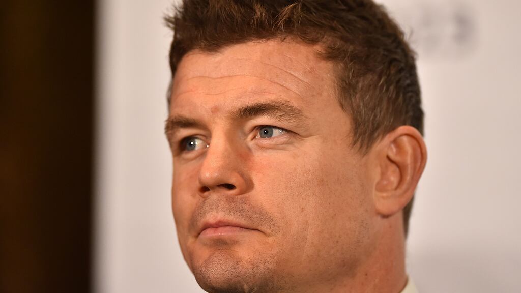 Brian O’Driscoll spoke to Ross O'Carroll-Kelly creator Paul Howard about his sporting life. Photograph: Glyn Kirk/AFP via Getty