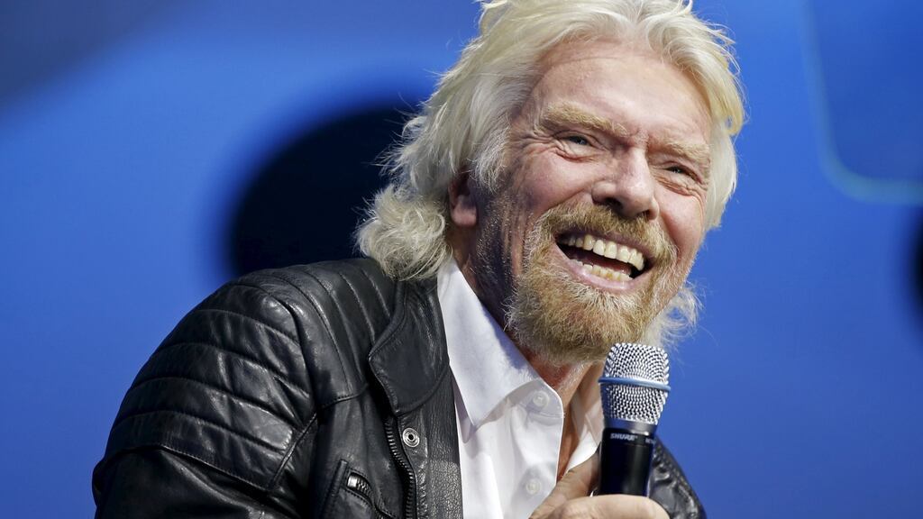 Richard Branson will be part of a judging panel for the Voom16 pitch competition. Photograph: Lucy Nicholson/Reuters