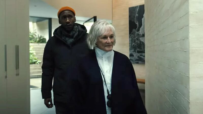 Mahershala Ali and Glenn Close in Swan Song