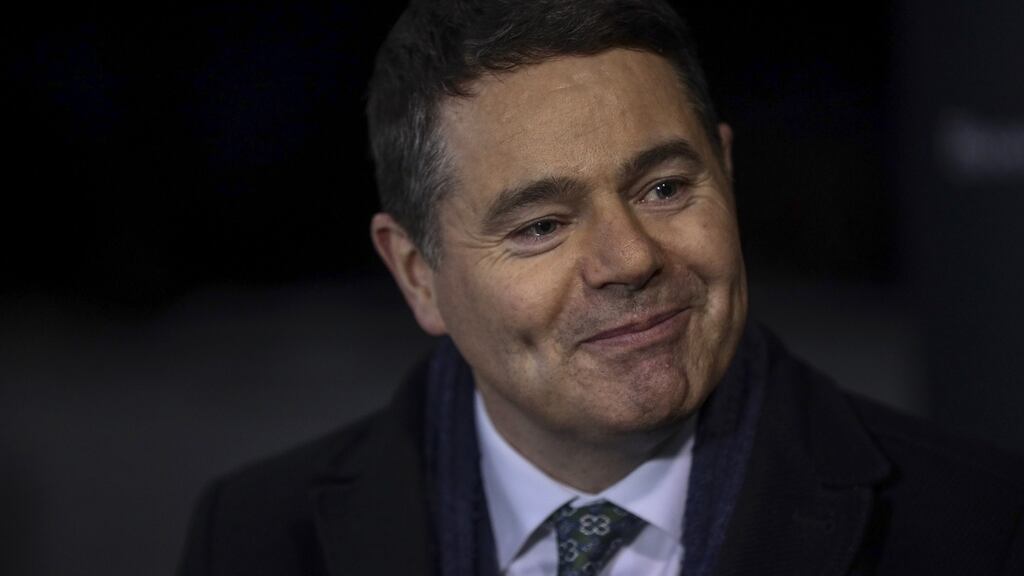 Minister for Finance Paschal Donohoe in Davos. Photograph: Simon Dawson/Bloomberg