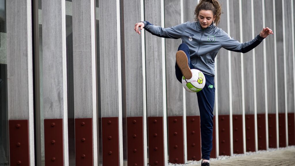 Leanne Kiernan: “We have a lot of pace up front but we didn’t utilise that in the Netherlands.” Photograph: Tommy Dickson/Inpho