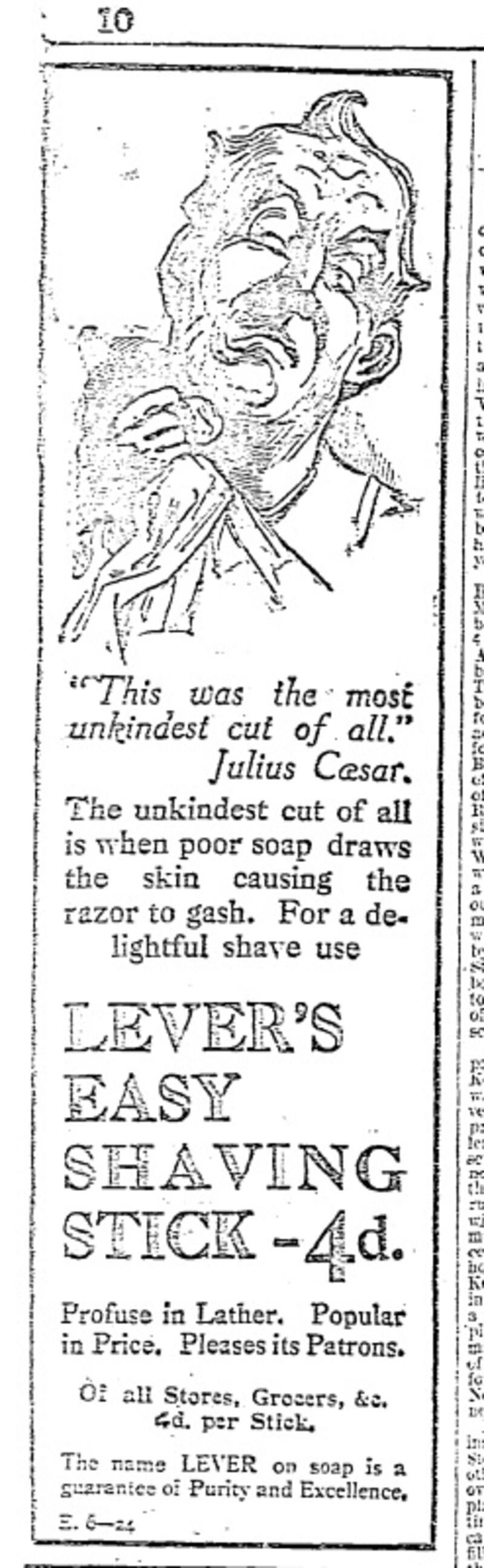 This was the most unkindest cut of all (May 36th, 1911)