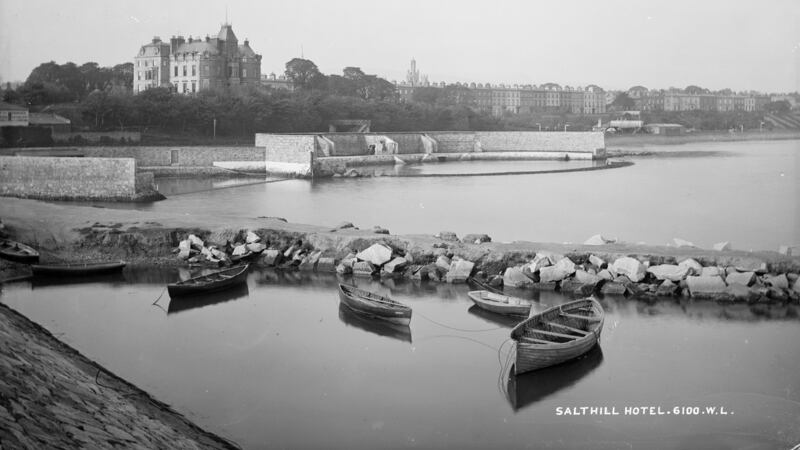 A view of the Salthill Hotel, Monkstown, dated between 1865-1894. Photograph: National Library of Ireland Flickr Commons