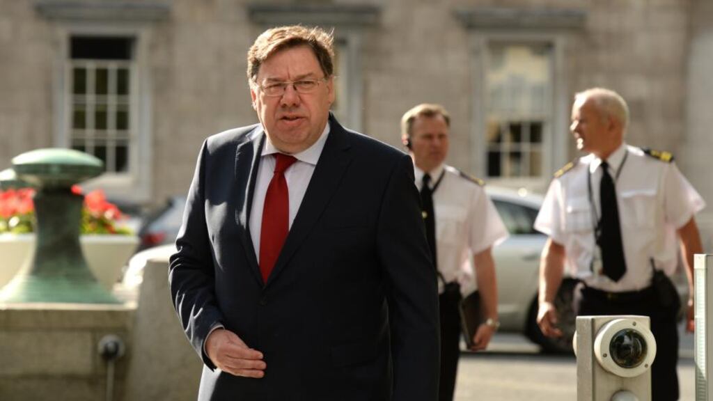 Former taoiseach and minister for finance Brian  Cowen outside the Dáil on July 2nd, 2015. He  told the Banking Inquiry he was happy with the decisions he made as minister for finance, but, in hindsight, he would have done some things differently. Photograph: Cyril Byrne/The Irish Times