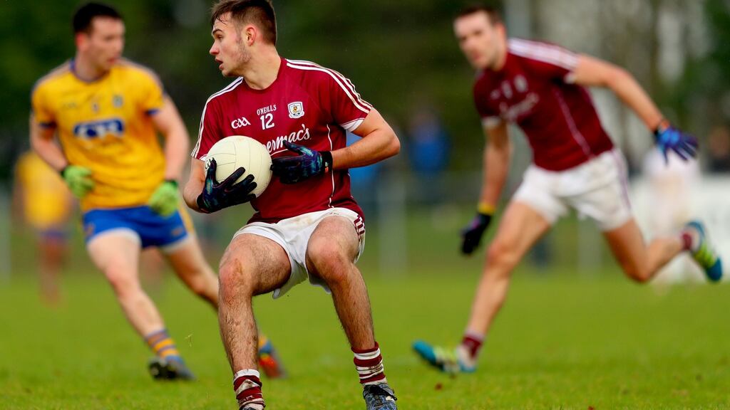 Cillian McDaid: back from Australia and could prove a major addition to Galway’s attack. Photograph: James Crombie/Inpho