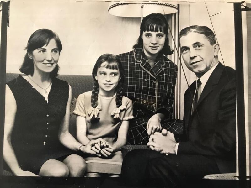 A photograph of the Niedermayer family taken in Belfast a few years before the kidnapping