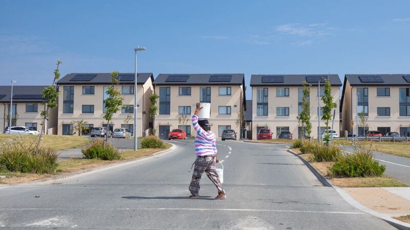 Bringing home the water at Barnageeragh Cove in Skerries.