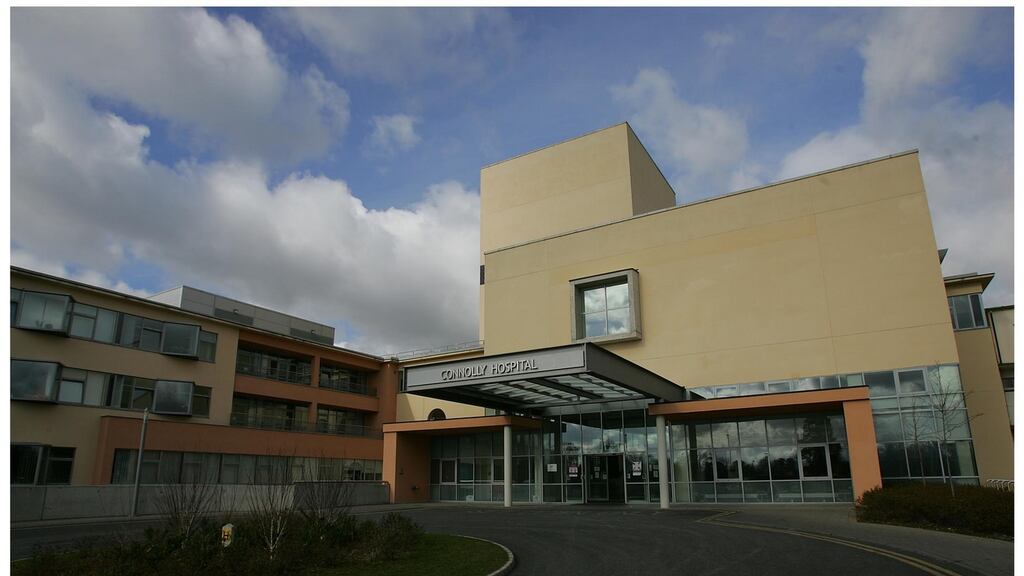 A woman is in a serious condition in James Connolly Hospital on Friday following a collision between a car and a truck in Co Kildare. Photograph: The Irish Times