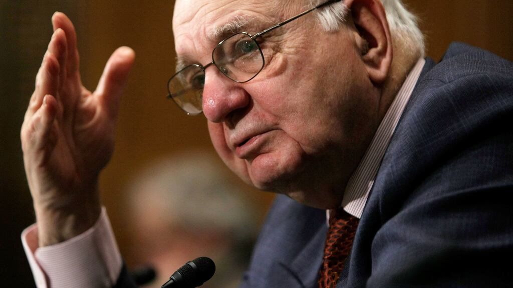 Paul Volcker. The scale of his many achievements is huge, although most tributes focused on his unshakeable integrity. Photograph: Alex Wong/Getty Images