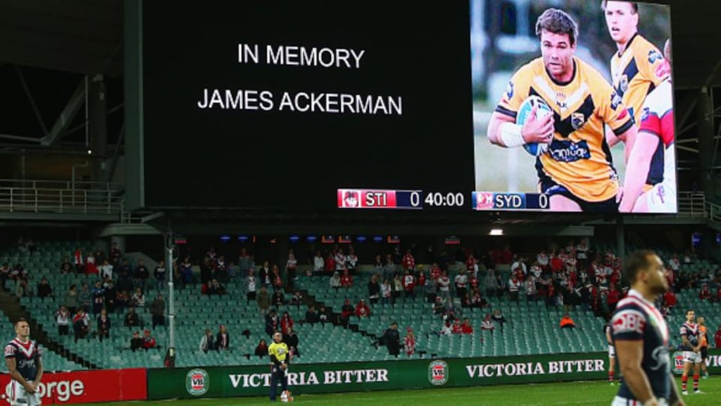 Francis Molo has been referred to the judiciary after his tackle killed 25-year-old James Ackerman. Photograph: Getty