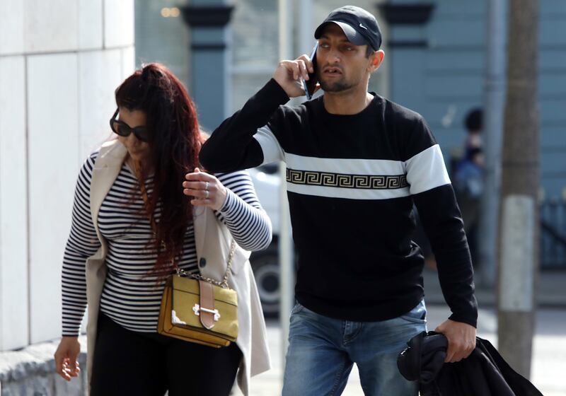 Marek Puska and Jozefina Grundzova arrive at Central Criminal Court in Dublin during their trial last May. Photograph: Collins Courts