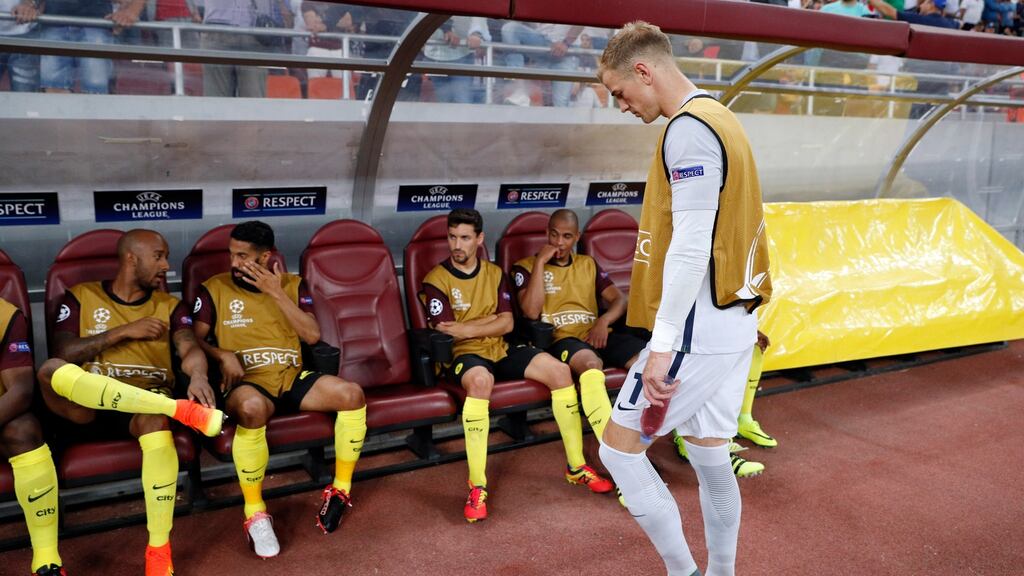 Pep Guardiola has said goalkeeper Joe Hart is free to leave Manchester City. Photograph: Reuters