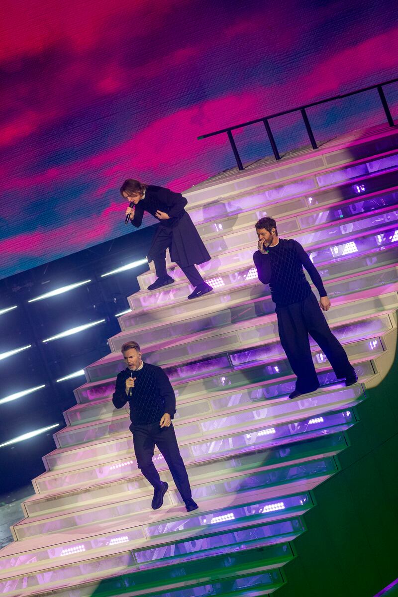 Take That. Photograph: Tom Honan