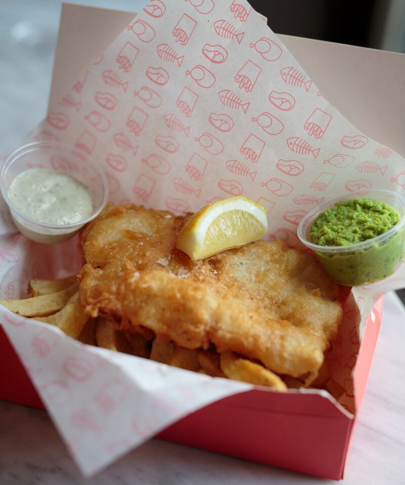 Fish and chips from ...And Chips