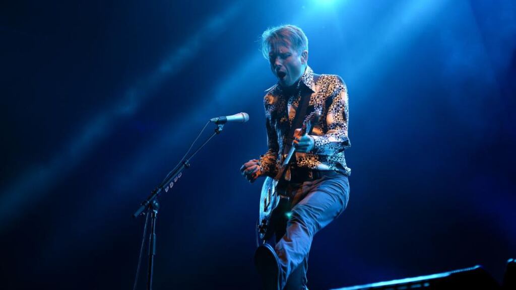Franz Ferdinand on the Main Stage at Electric Picnic 2013. Photograph: Brenda Fitzsimons/The Irish Times