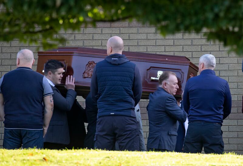 The funeral of Carol Seery took place at Our Mother of Divine Grace Church, Ballygal. Photograph: Colin Keegan, Collins Dublin