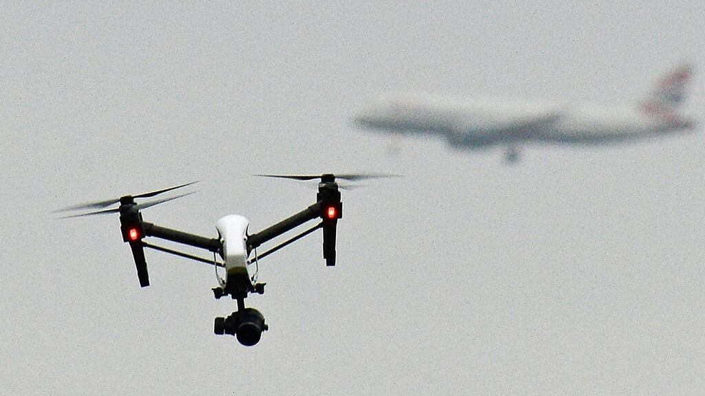By 2050 the production of drones will account for about 150,000 jobs across the EU. Photograph: John Stillwell/PA Wire