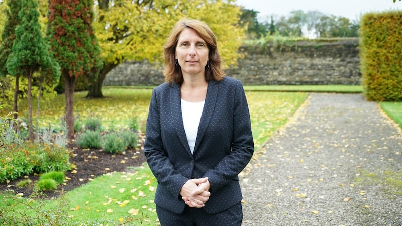 The German ambassador to Ireland, Deike Potzel, grew up in East Berlin and was 21 when the wall fell and her life ‘changed for ever’. Photograph: Enda O’Dowd