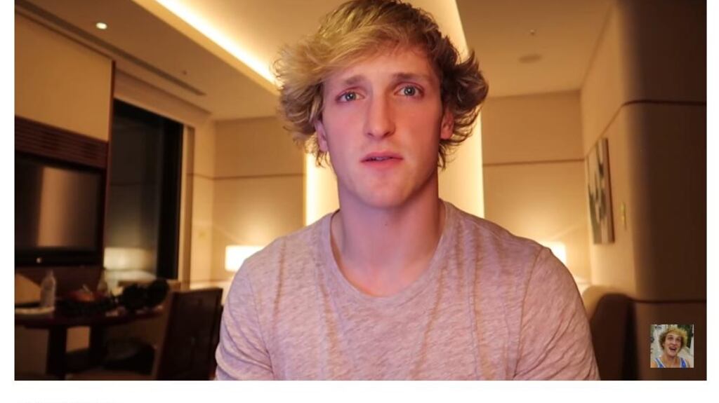 YouTuber Logan Paul: his initial apology carried the oddly defensive retort “I do this sh*t every day”