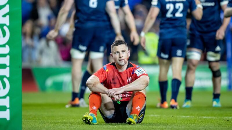 Ulster’s John Cooney after the final whistle. Photograph: Morgan Treacy/Inpho