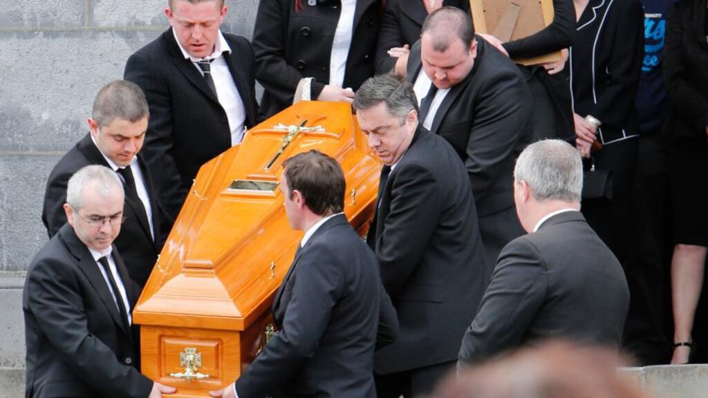 The funeral took place of Bobby Ryan at St John the Baptist Church, Cashel.