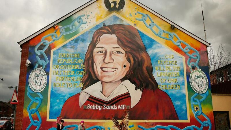 Bobby Sands: buried at Milltown, Belfast. Photograph: Peter Macdiarmid/Getty