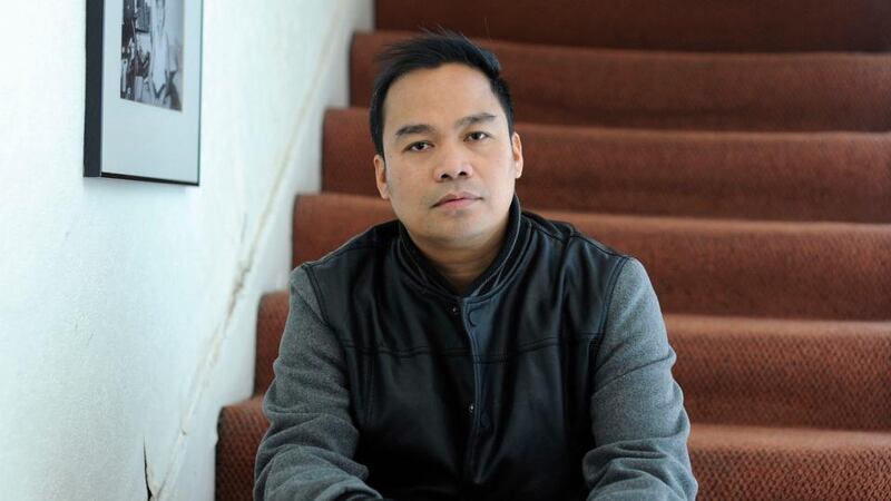 “We need to get out from under the fear”: Allan Danou, from the Philippines, who lives in Ireland. Photograph: Dave Meehan