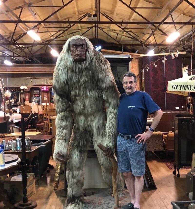 Kieran Murray with the Yeti