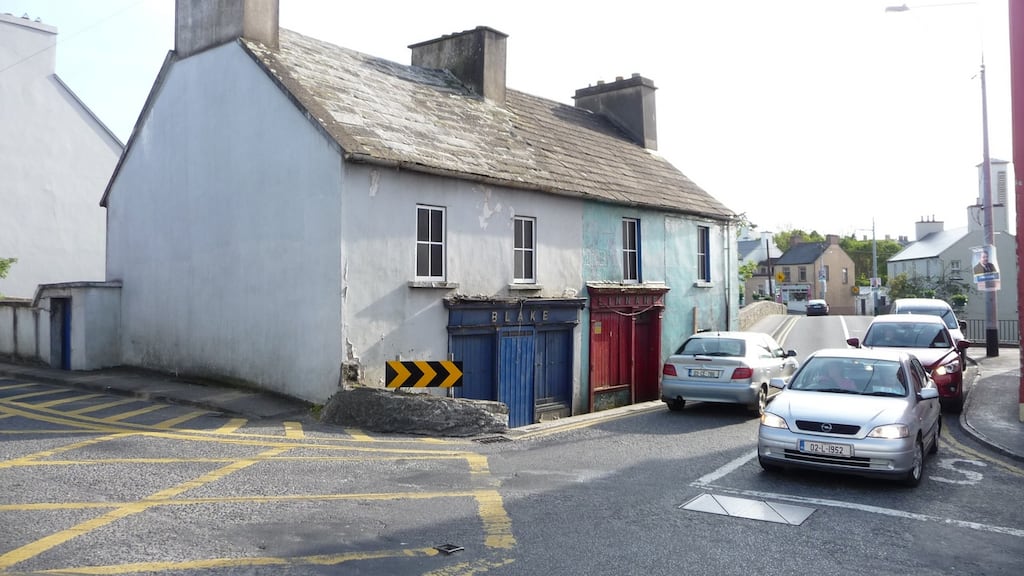 The 19th-century shop buildings at Blake’s Corner, Ennistymon, Co Clare