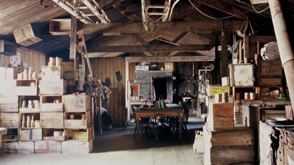 Cold comforts: Scott’s Hut in Cape Evans. Photograph: Michael Morrison
