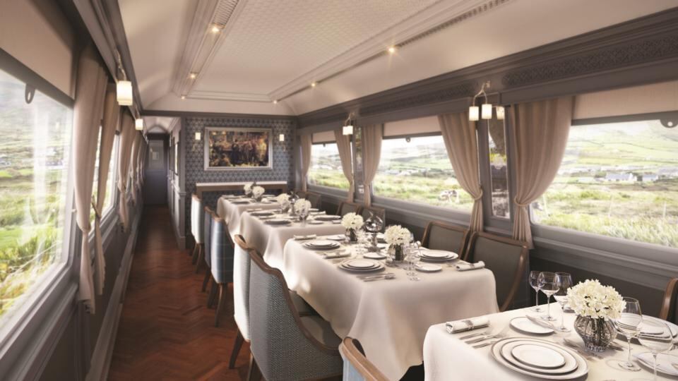 Belmond Grand Hibernian: the firm has refitted 11 Irish Rail carriages for luxury at a cost of $10 million.