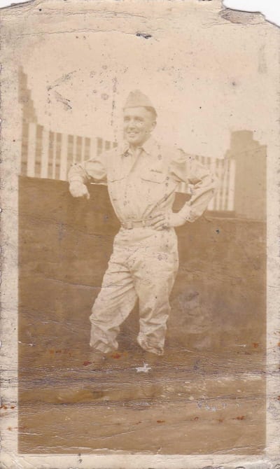Jimmy from County Louth enlisted in the US army during the second World War. Photograph: ancestry.com
