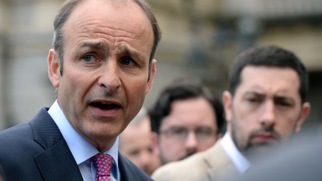 Fianna Fáil leader Micheál Martin. Photograph: Eric Luke/The Irish Times
