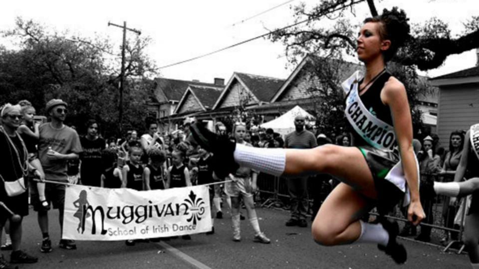 Dorian Joye, of the Muggivan School of Dance, New Orleans: today, the Irish New Orleans community is just as vibrant and energetic as it was over 150 years ago. We have Irish dance schools, Irish music, theatre and film festivals, a Gaelic football league, dozens of Irish pubs and restaurants, and  the state legislature formally declared the month of March to be Louisiana’s official Irish month