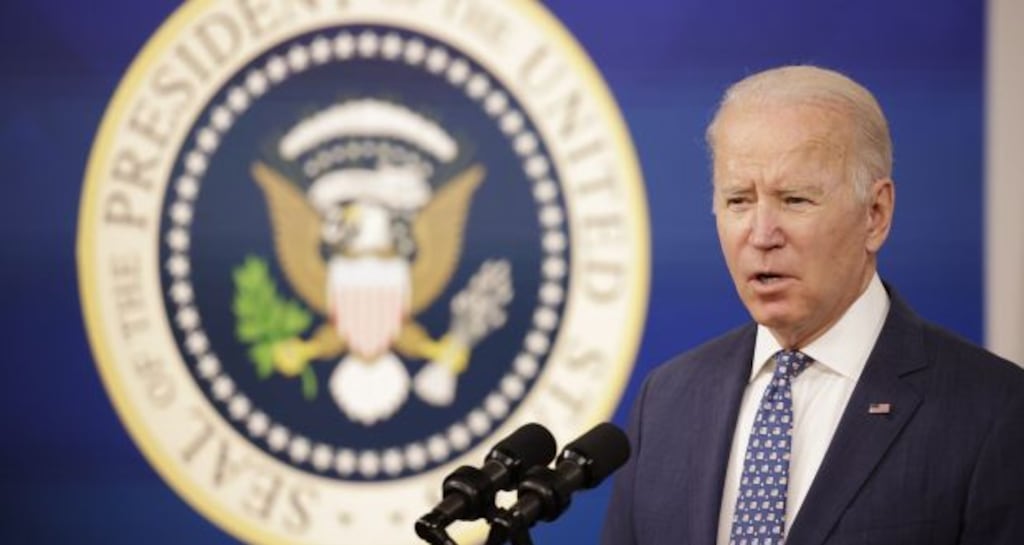 US president Joe Biden. File photograph: Samuel Corum/Bloomberg