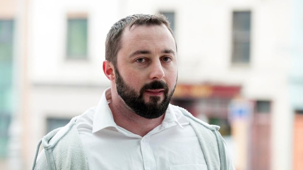Kevin Moran outside the Central Criminal Court. Photograph: Collins Courts.